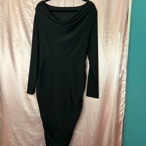 SHEIN Curve Black Bodycon Dress